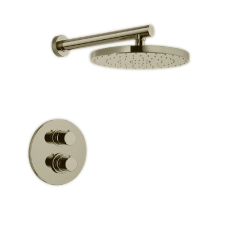 Elba Thermostatic Shower Brushed Nickel