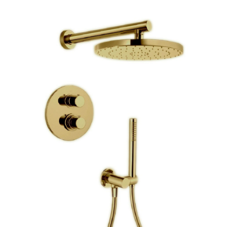 Elba Thermostatic Hand Shower Matt Gold