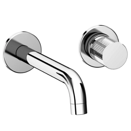 Alessandra Wall Mount Lavatory Faucet Chrome