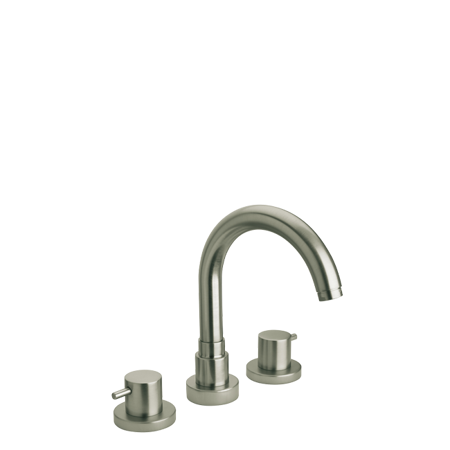 Alessandra Roman Tub With Lever Handles Brushed Nickel