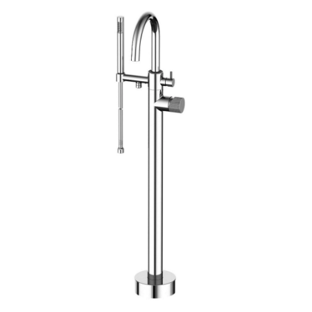 Alessandra Floor Mounted Tub Filler Chrome