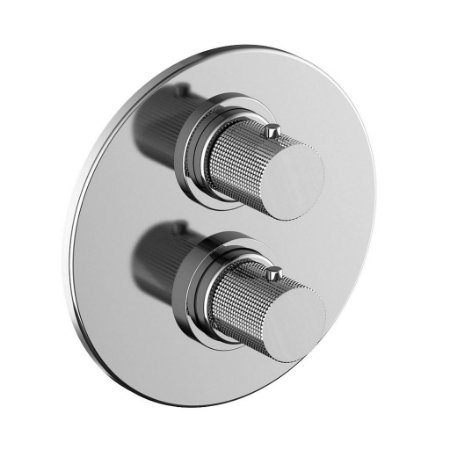 Alessandra Thermostatic Valve With 2 Way Diverter Volume Control Chrome