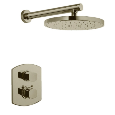 Novello Thermostatic Shower Brushed Nickel