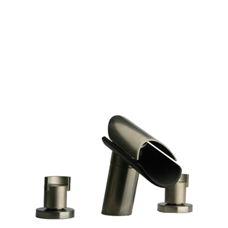 Morgana Roman Tub With Lever Handles Brushed Nickel