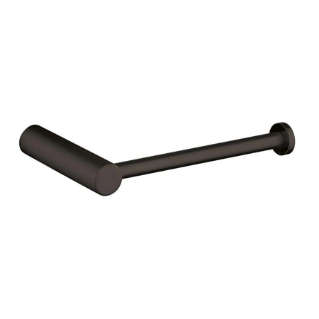 Round Paper Roll Holder Matt Black