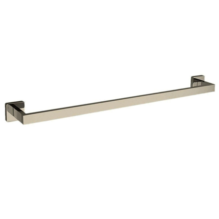 Square 24" towel bar holder Brushed Nickel