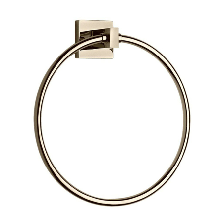 Square Towel Ring Brushed Nickel