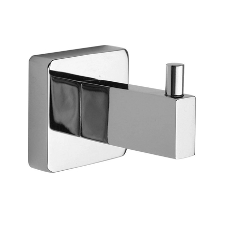 Square Robe Hook Chrome