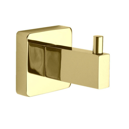 Square Robe Hook Matt Gold