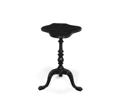 ZARAGOÇA FAUX-MARBLE SIDE TABLE