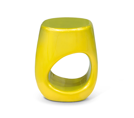 EROSION CITRINE STOOL
