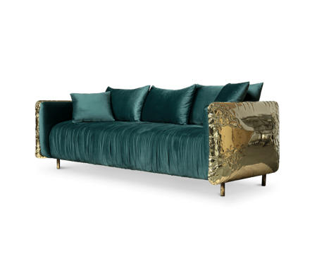 IMPERFECTIO GREEN SOFA