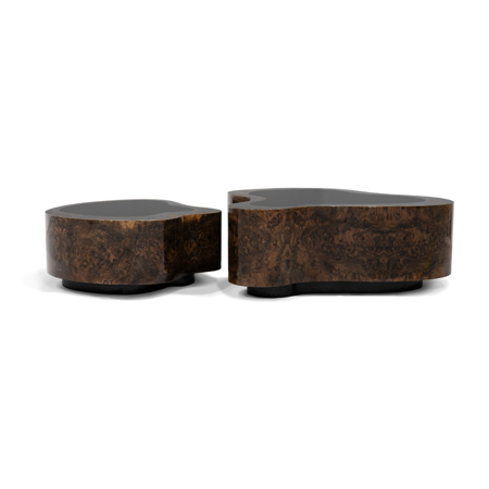 WAVE WALNUT CENTER TABLE SMALL
