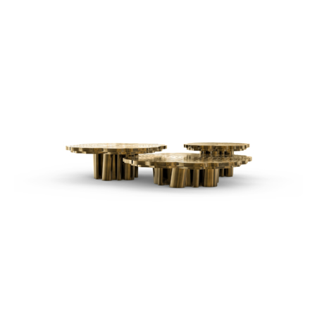 FORTUNA PATINA SET OF 3 CENTER TABLE