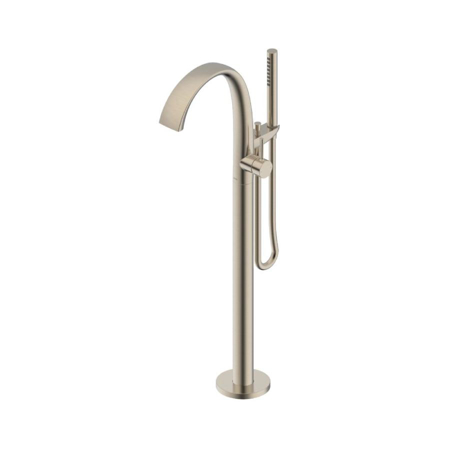 ZN FREESTANDING TUB FILLER BRUSHED NICKEL