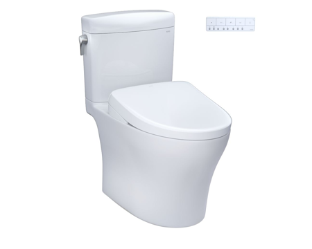 AQUIA® IV CUBE - WASHLET®+ S7 TWO-PIECE TOILET - 1.28 GPF & 0.9 GPF With Auto Flush