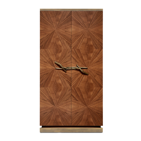 Walnut Bar Cabinet