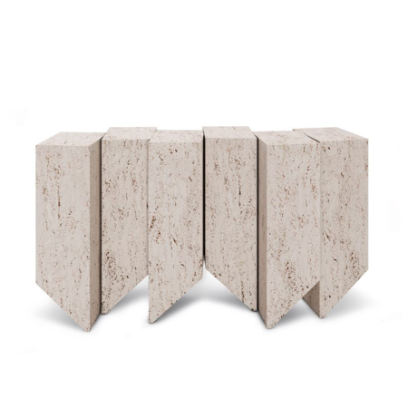 Geode Marble Console