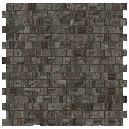 Travertine Mosaic Nativa Vena Lapillo Mattoncino 12" x 12" 3/8"