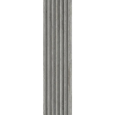 Travertine Mosaic Nativa Falda Lux Minibaguete 3D 12" x 48" 3/8"