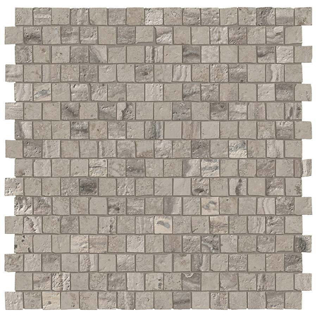 Travertine Mosaic Nativa Falda Tibur Mattoncino 12"X12" 3/8"