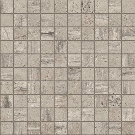 Travertine Mosaic Nativa Falda Tibur 100 Tessere 12" x 12" 3/8"
