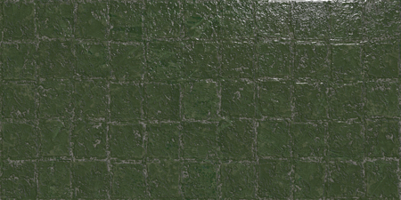 Abstra Green Blocks Shiny 19.59" x 39.19"
