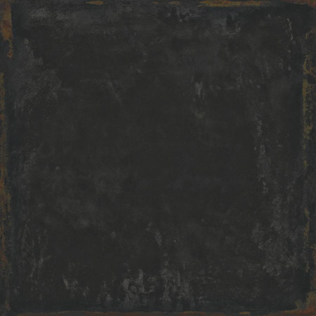 Steel Black Natural 39.19" x 39.19" Porcelain Tile