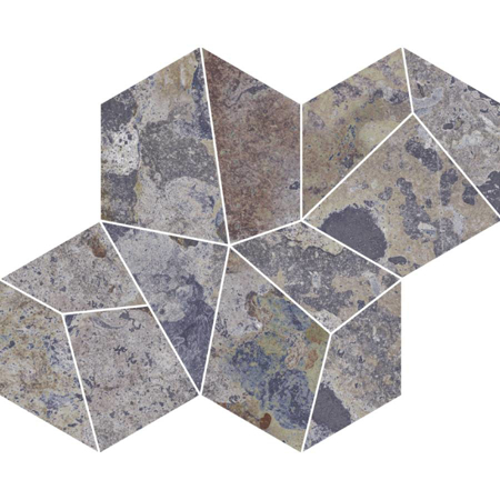 Lava Blend 20" x 40", 3/8" Natural Porcelain Tile