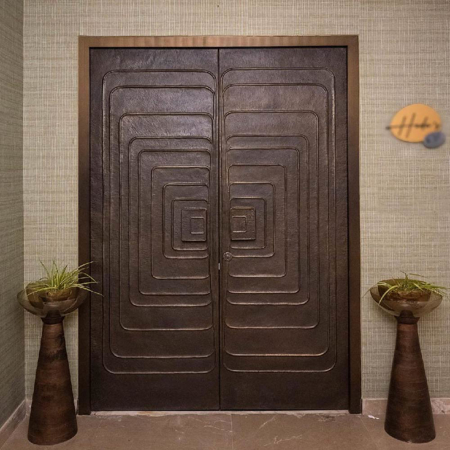 Parallel Portal Entrance Double Door