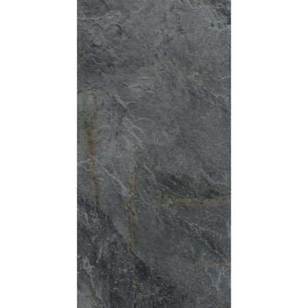 Rocks Silver Black 24" x 48" 3/8" Grip Porcelain Tile