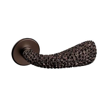 Coral Synth Ross Lovegrove Lever handle, Pure Grain Chocolate