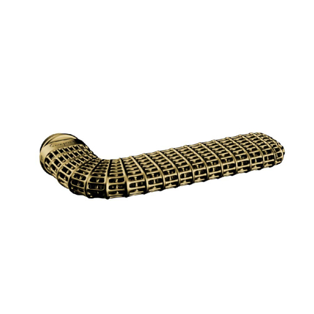 Architectural Ross Lovegrove Lever handle, Pure Grain Gold