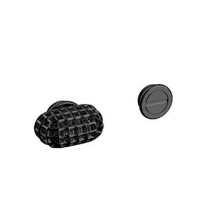 Architectural Ross Lovegrove Snib indicator, Hero Mirror Black