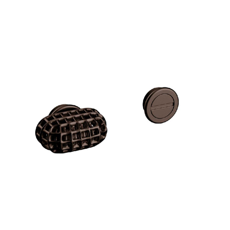 Architectural Ross Lovegrove Snib indicator, Pure Grain Chocolate