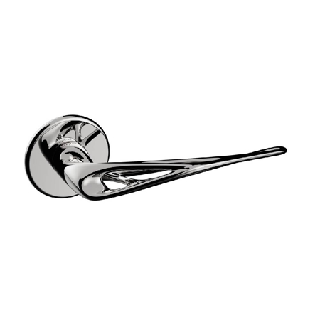 Aeroflow Ross Lovegrove Lever handle, Hero Mirror Polished Titanium