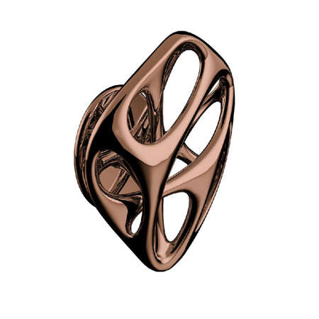 Aeroflow Ross Lovegrove Door Knob, Hero Mirror Copper