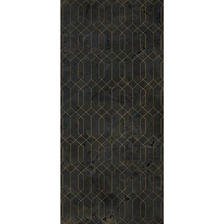 Jurassic 47,2”x118” 1/4 Gold Decor Polished Porcelain Tile
