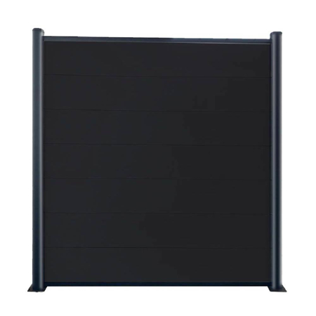 Orizonte WPC Black Fence 72" x 96"
