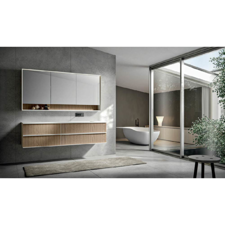 Italian Modern Bathroom Vanity Edoné Rea 009