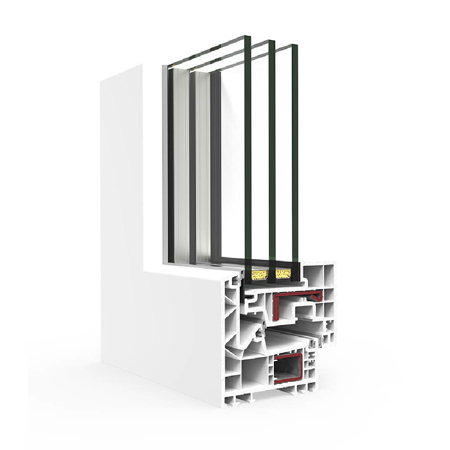 A 84 Hidden Sash PVC