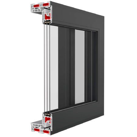 PVC Window IGLO Edge Slide