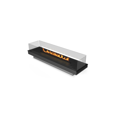 Automatic Bioethanol Fireplace Burner With Adaptive Frame And Glass Panels FLA4 46 7/8"