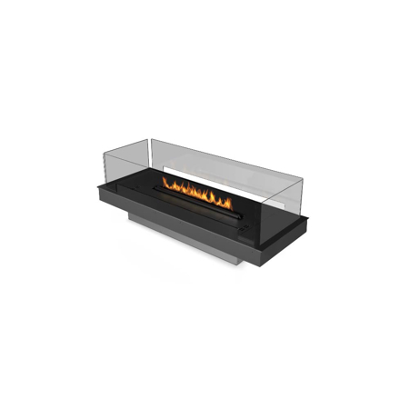 Automatic Bioethanol Fireplace Burner With Adaptive Frame And Glass Panels FLA4+ 31 1/8"