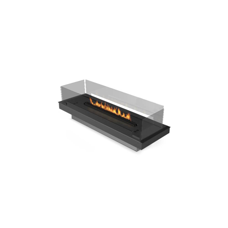 Automatic Bioethanol Fireplace Burner With Adaptive Frame And Glass Panels FLA4+ 39"