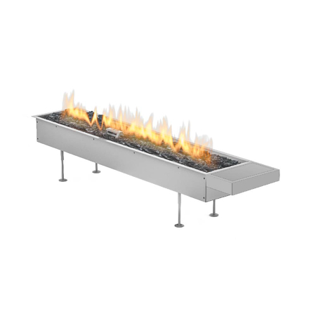 Outdoor Manual Linear Gas Fireplace Burner Galio Insert 45 5/8"