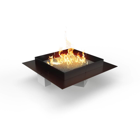 Outdoor Automatic Square Gas Fireplace Burner Mico 31 1/2"