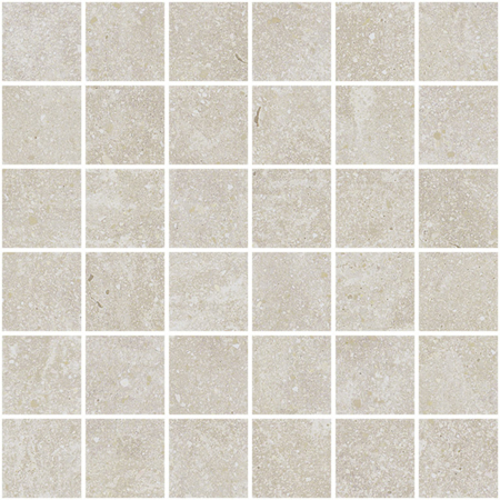 Lithops Ivory Nat. Mosaico 5x5 11,71”x11,71” Porcelain TIle