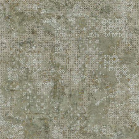 Rug Green Natural 39.19" x 39.19" Porcelain Tile