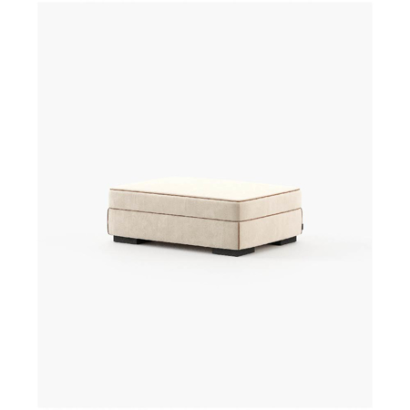 Grey Pouf, Verena Ecru